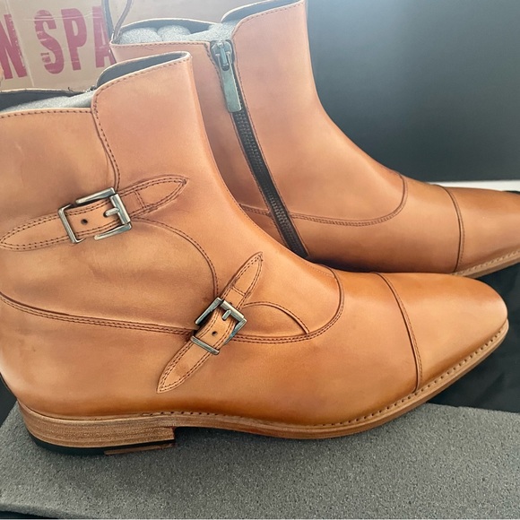 Dapper Lane “Octavian” Hand Crafted Leather Boots - 11.5 - Picture 2 of 7